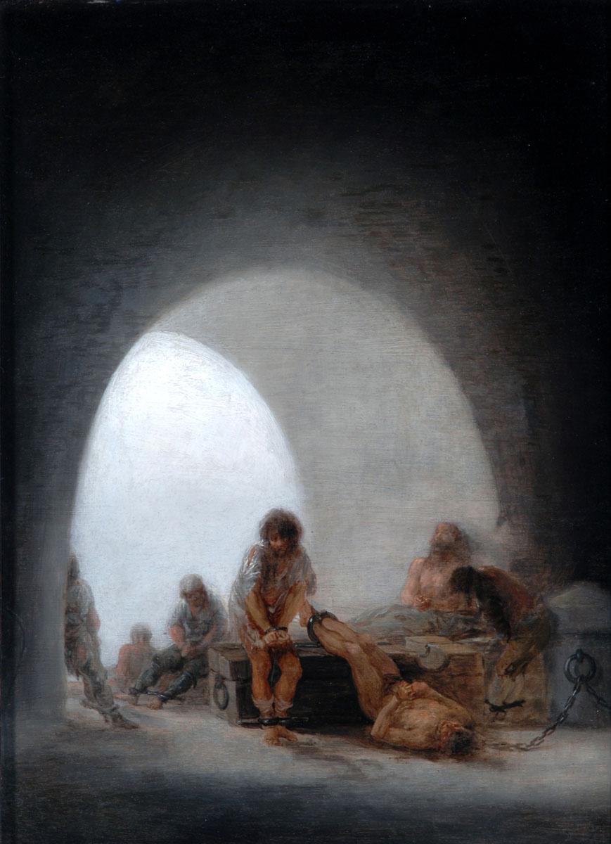 Interior of a prison, Goya (c 1746 - 1828 )